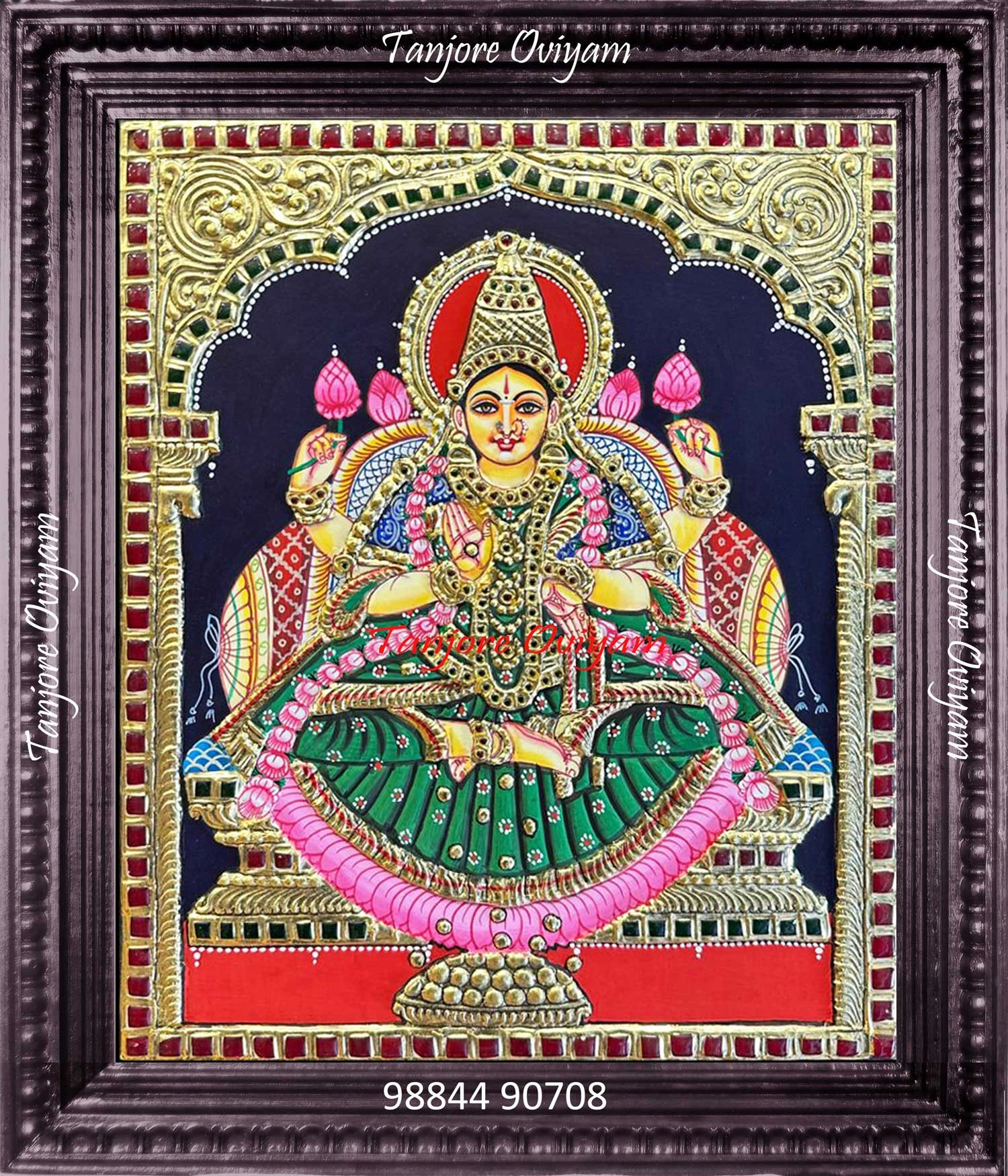 Mahalakshmi Tanjore Painting